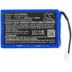 Batterie pour Satlink E-1544 (1000 mAh/7.4 Wh, 7.4 V)