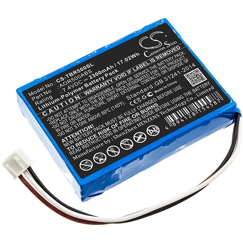 Batterie pour Tribrer AOR600-B (2300 mAh/17.02 Wh, 7.4 V)