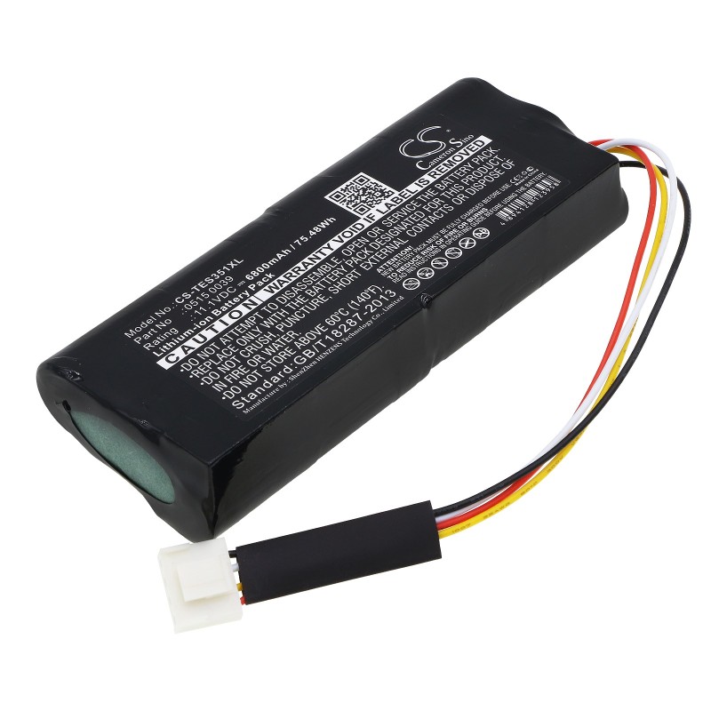 Batterie pour Testo 350K Analyzer (6800 mAh/75.48 Wh, 11.1 V)