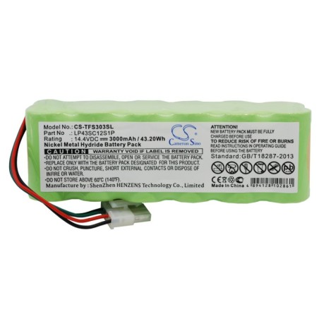 Batterie pour Tektronix 965 (3000 mAh/43.2 Wh, 14.4 V)