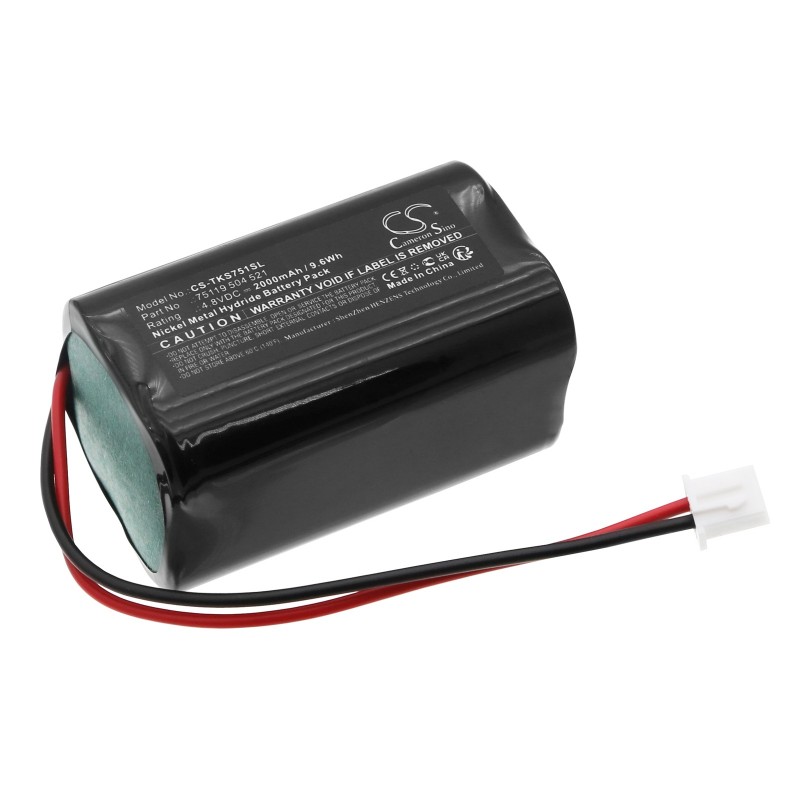 Batterie pour Techkon Spectrodens D-61 (2000 mAh/9.6 Wh, 4.8 V)
