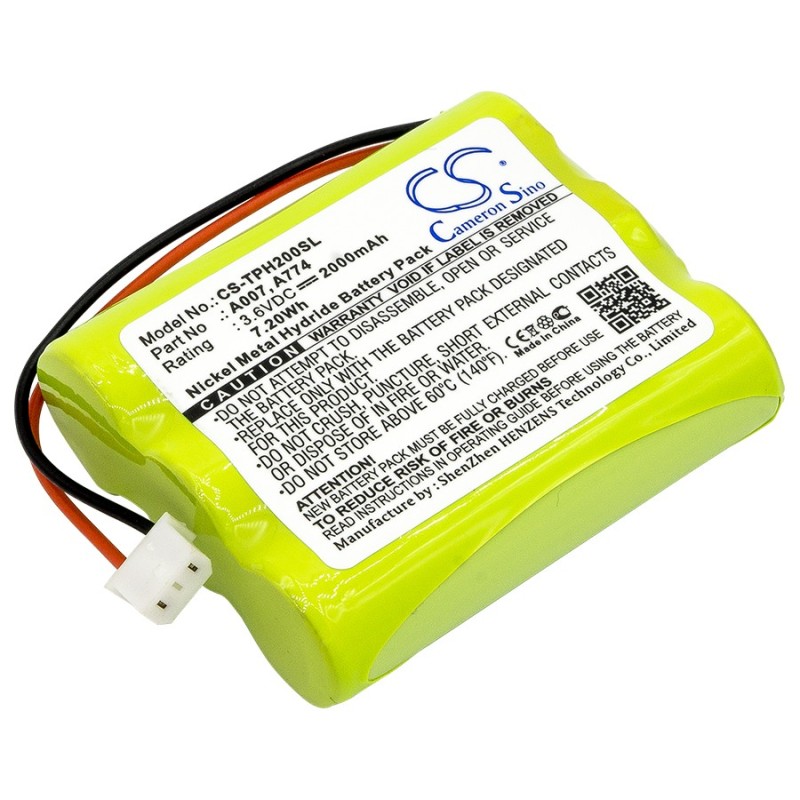 Batterie pour TPI 709R (2000 mAh/7.2 Wh, 3.6 V)