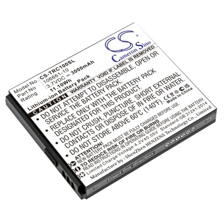 Batterie pour Trimble TDC100 (3000 mAh/11.1 Wh, 3.7 V)