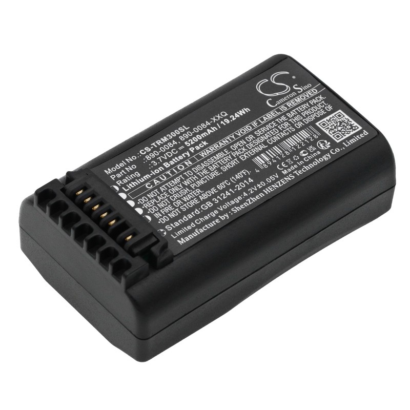 Batterie pour Trimble Nomad 800LE Numeric Key (5200 mAh/19.24 Wh, 3.7 V)