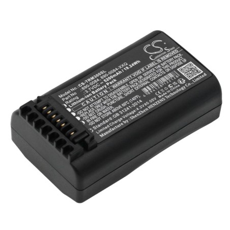 Batterie pour Trimble Nomad 800LE Numeric Key (5200 mAh/19.24 Wh, 3.7 V)