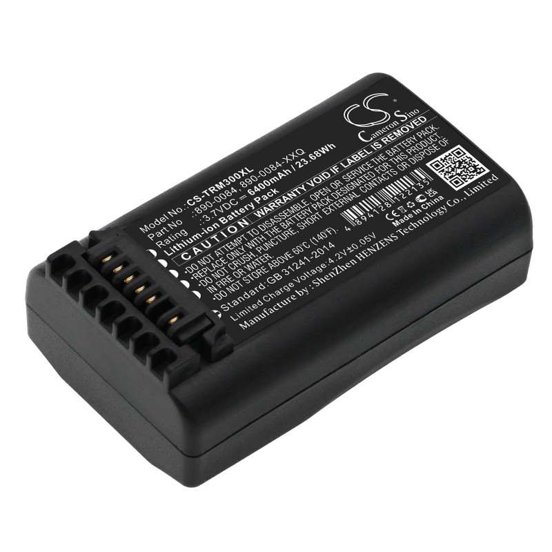 Batterie pour Trimble NMDAJY-121-00 (6400 mAh/23.68 Wh, 3.7 V)