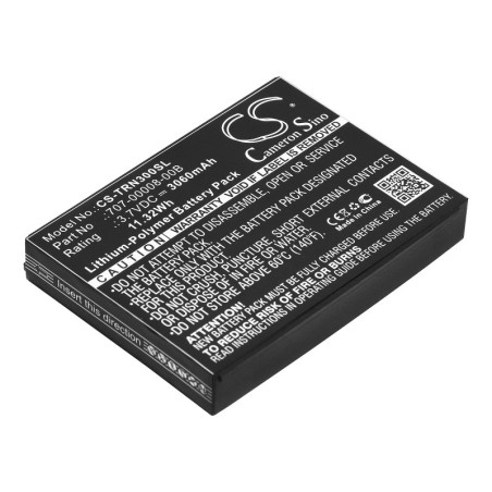 Batterie pour Trimble 707-00008-00A (3060 mAh/11.32 Wh, 3.7 V)