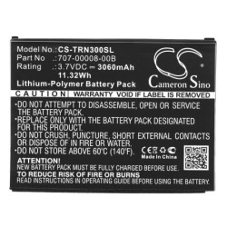 Batterie pour Trimble Juno 3E (3060 mAh/11.32 Wh, 3.7 V)