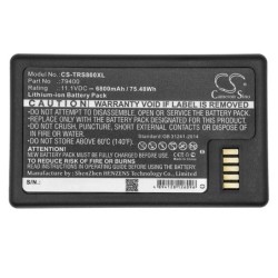 Batterie pour Trimble S8 (6800 mAh/75.48 Wh, 11.1 V)