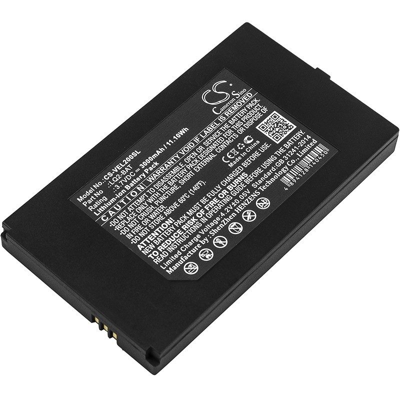 Batterie pour Vernier LabQuest Stream (3000 mAh/11.1 Wh, 3.7 V)