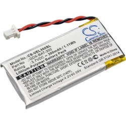 Batterie pour Vernier Go Direct Surface Temperature Sensor (300 mAh/1.11 Wh, 3.7 V)