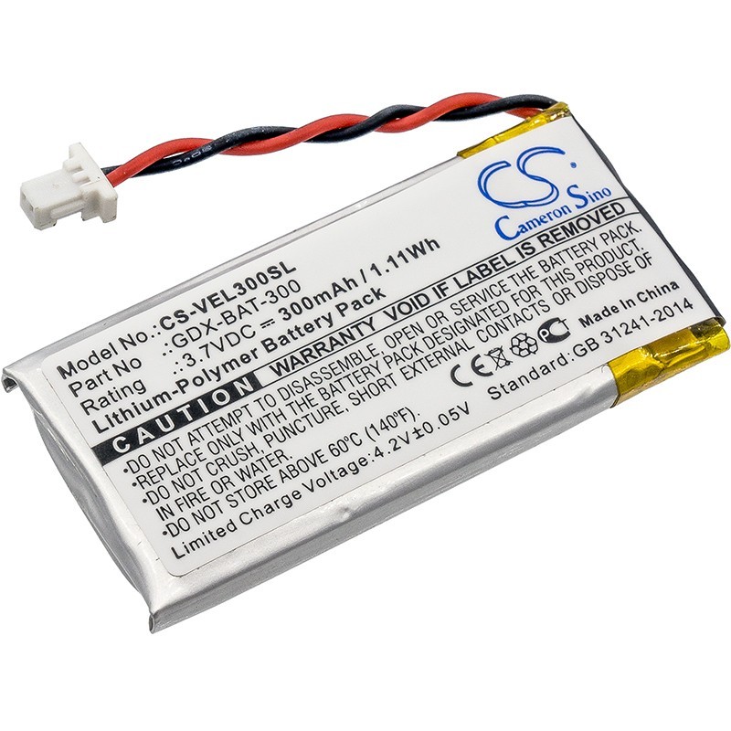 Batterie pour Vernier Go Direct Surface Temperature Sensor (300 mAh/1.11 Wh, 3.7 V)