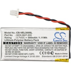 Batterie pour Vernier Go Direct Surface Temperature Sensor (300 mAh/1.11 Wh, 3.7 V)