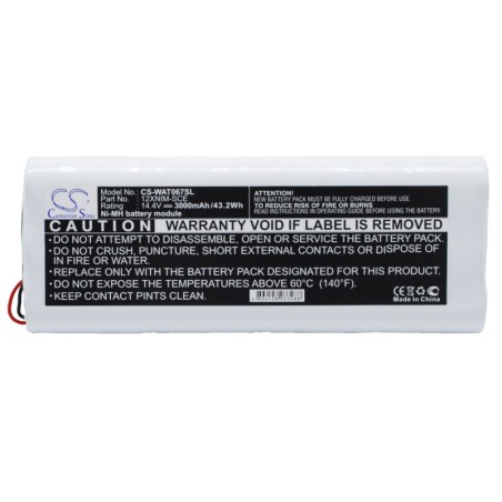 Batterie pour Wavetek 4010-00-0067 (3000 mAh/43.2 Wh, 14.4 V)