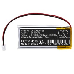Batterie pour XP Deus MI-6 Pinpointers (700 mAh/2.59 Wh, 3.7 V)