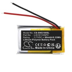 Batterie pour Sony Playstation PS3 3D Glasses (90 mAh/0.33 Wh, 3.7 V)
