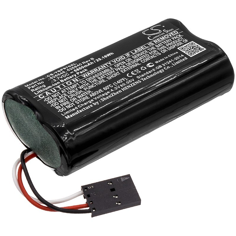 Batterie pour YSI ProDSS Multi-Parameter Water Quality Meter (6800 mAh/25.16 Wh, 3.7 V)