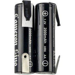 Batterie pour AA AA (2000 mAh/2.4 Wh, 1.2 V)