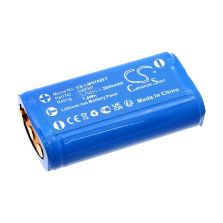 Batterie pour Ledlenser MH7 (2000 mAh/7.4 Wh, 3.7 V)