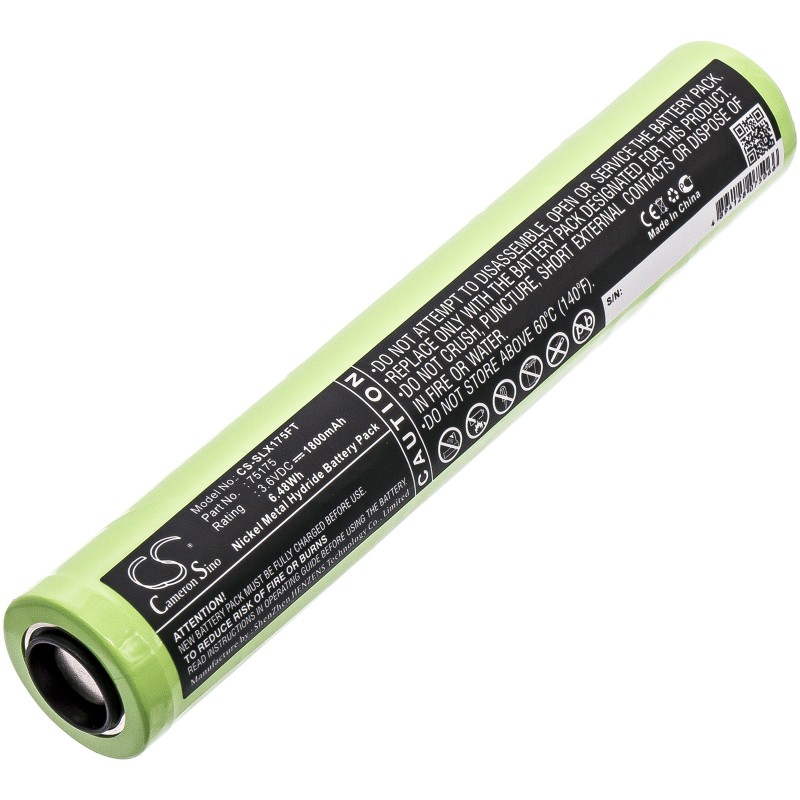 Batterie pour Streamlight 75504 (1800 mAh/6.48 Wh, 3.6 V)