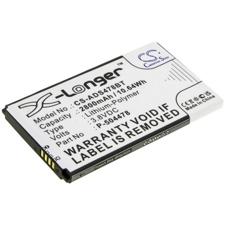 Batterie pour ADT Command Secondary Color Touchscreen Keypad (2800 mAh/10.64 Wh, 3.8 V)