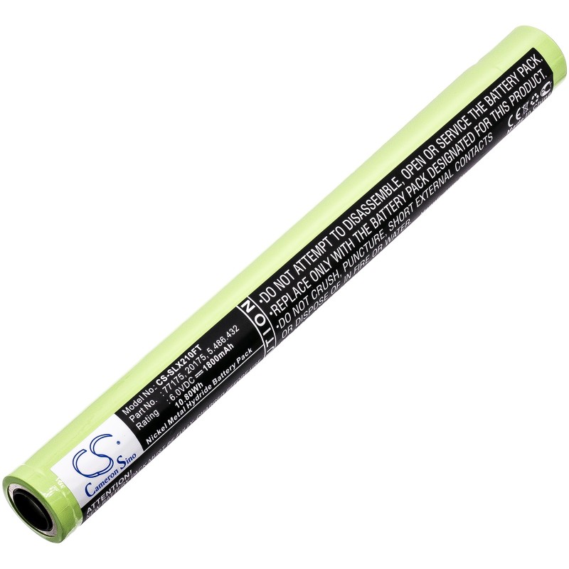 Batterie pour Streamlight 20175 (1800 mAh/10.8 Wh, 6 V)