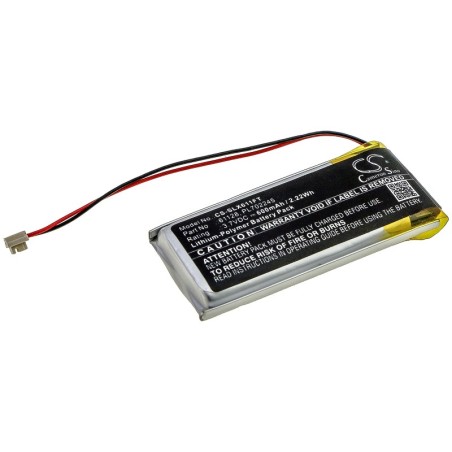 Batterie pour Streamlight 61128 (600 mAh/2.22 Wh, 3.7 V)
