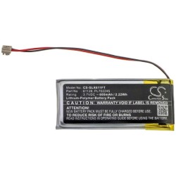 Batterie pour Streamlight ClipMate USB (600 mAh/2.22 Wh, 3.7 V)
