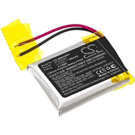 Batterie pour Shark PL552025 (190 mAh/0.7 Wh, 3.7 V)