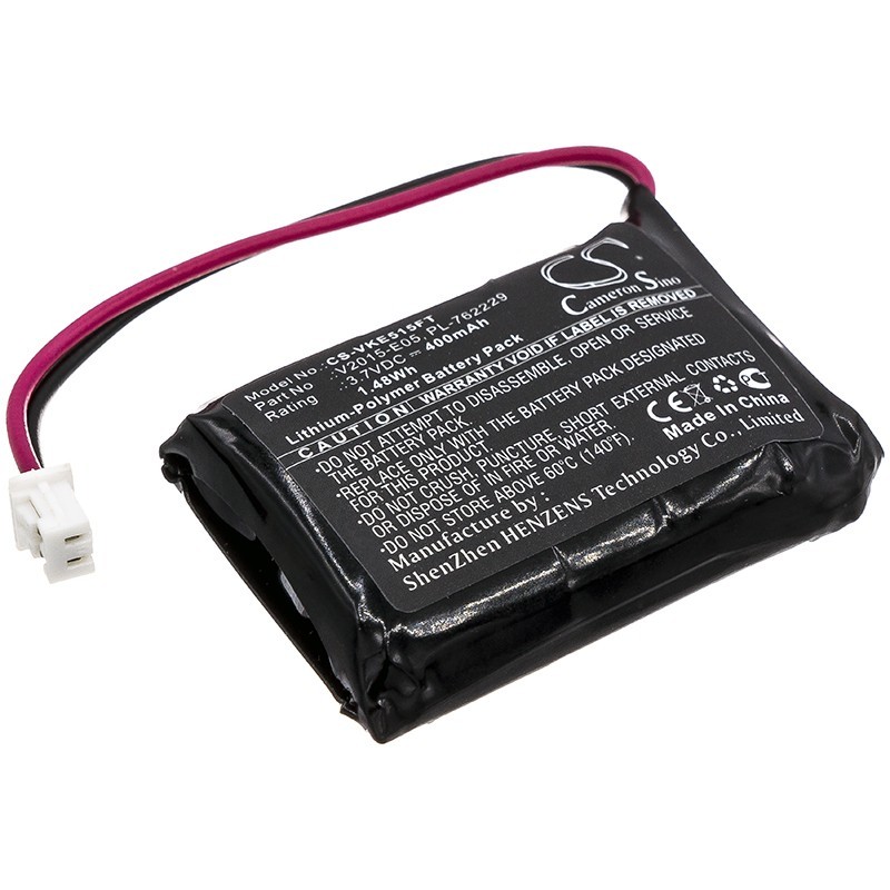 Batterie pour ViKLi V2015-E05 (400 mAh/1.48 Wh, 3.7 V)