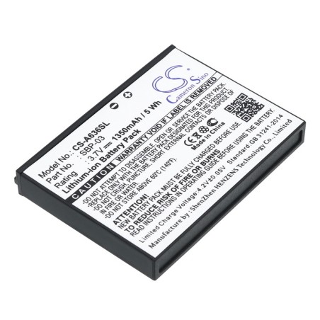 Batterie pour Asus Mypal A630 (1350 mAh/5 Wh, 3.7 V)