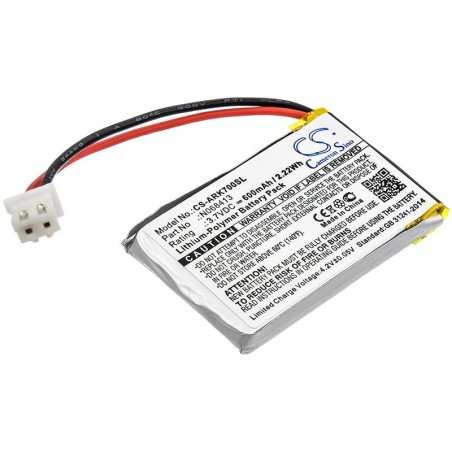 Batterie pour Atrack AK7 GPS (600 mAh/2.22 Wh, 3.7 V)