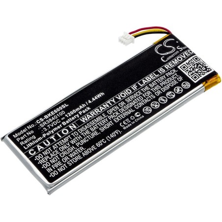 Batterie pour Becker Active 6 (1200 mAh/4.44 Wh, 3.7 V)