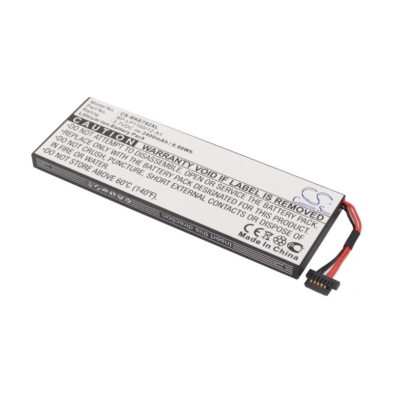 Batterie pour Becker BE7928 (2400 mAh/8.88 Wh, 3.7 V)