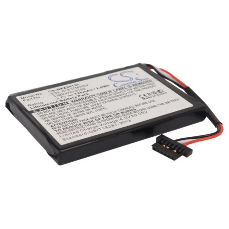 Batterie pour Becker 07837MHSV (720 mAh/2.66 Wh, 3.7 V)