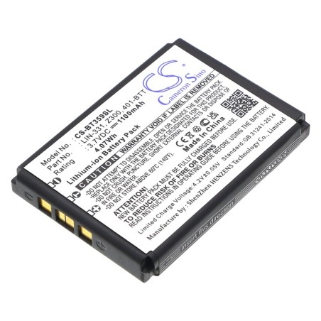 Batterie pour Globalsat LIN-331 (1100 mAh/4.07 Wh, 3.7 V)