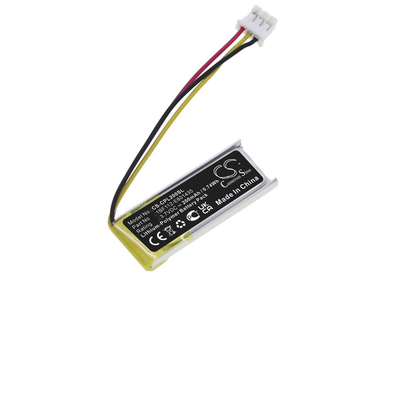 Batterie pour CalAmp 1BF112-E601435 (200 mAh/0.74 Wh, 3.7 V)