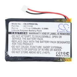 Batterie pour Celestron CoursePro (1350 mAh/5 Wh, 3.7 V)