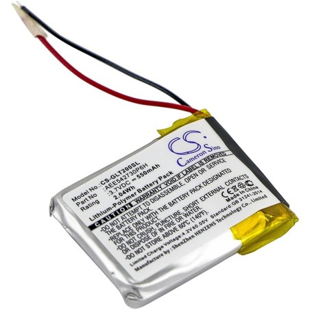 Batterie pour Golf Buddy CT2 (550 mAh/2.04 Wh, 3.7 V)