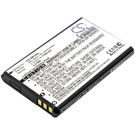 Batterie pour Garmin GPS10 (1100 mAh/4.07 Wh, 3.7 V)