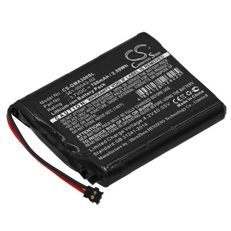 Batterie pour Garmin Approach G30 (700 mAh/2.59 Wh, 3.7 V)