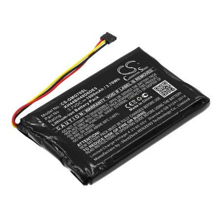 Batterie pour Garmin Approach G7 (1000 mAh/3.7 Wh, 3.7 V)