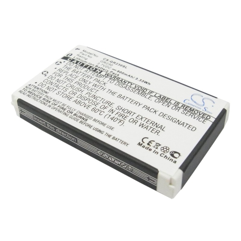 Batterie pour Socketmobile Communications Bluetooth GPS Receiver (900 mAh/3.33 Wh, 3.7 V)
