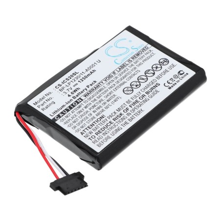 Batterie pour Navman S20 (1250 mAh/4.63 Wh, 3.7 V)