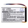 Batterie pour Garmin Nuvi 252W (1250 mAh/4.63 Wh, 3.7 V)