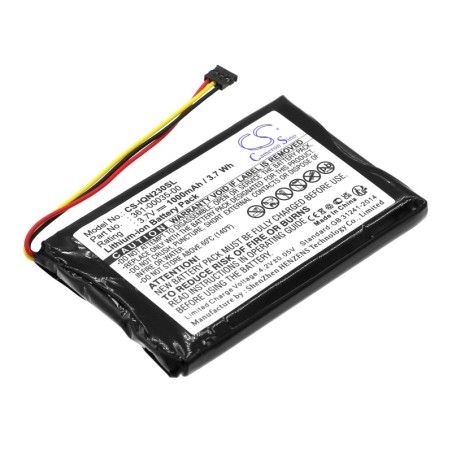 Batterie pour Garmin Edge Touring Plus (1000 mAh/3.7 Wh, 3.7 V)