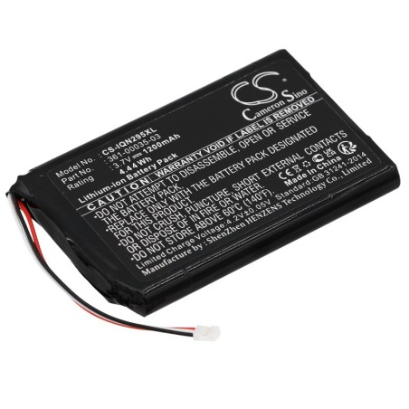 Batterie pour Garmin Nuvi 2405 (1200 mAh/4.44 Wh, 3.7 V)