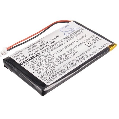 Batterie pour Garmin Nuvi 370 (1250 mAh/4.63 Wh, 3.7 V)