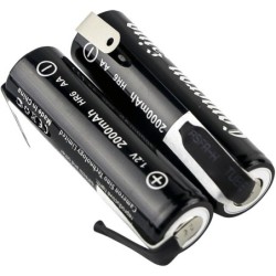 Batterie pour AA AA (2000 mAh/2.4 Wh, 1.2 V)