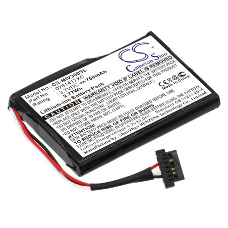Batterie pour Mitac Mio Moov 360 (750 mAh/2.78 Wh, 3.7 V)